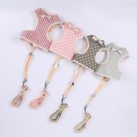 Bowknot Dog Leash Dog Pulling Rope Pet Traction Rope Sweet Chest Strap Pet Products Cat Dog Harness Pet Product Dog Walking Rope Leashes