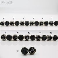 GX20 Connector 2/3/4/5/6/7/8/9/10/11/12/ Pin Male Female 20mm Circular Aviation Interface Socket Plug Wire Panel Waterproof cap