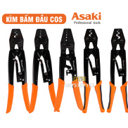 Kìm bấm cos trợ lực hãng Asaki JAPAN, kìm bấm đầu cos tròn cộng lực siêu
