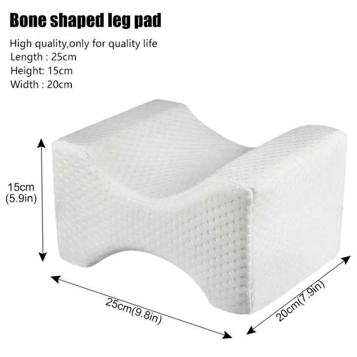 Memory Foam Wedge Sleeping Knee Pillow Between The Legs For Side