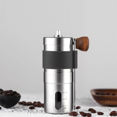 （HOT NEW）เครื่องบดกาแฟมือแบบพกพาสแตนเลสบดเครื่องชงกาแฟ MakerKitchen Machine