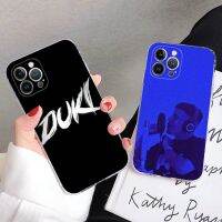 Duki Rapper Phone Case For iPhone 13 14 Pro Max XS XR 12 11 Pro 13 Mini 6 7 8 Plus Clear Back Cover Capa