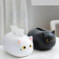 Tissue Box Kitchen Napkin Storage Box Paper Container Desktop Toilet Paper Holder Cute Cat  Bear Decorate Multifunction Creative Toilet Roll Holders