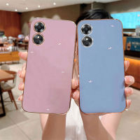 เคส OPPO A78 5G A98 5G A17k A17 ล่าสุด หรูหรา สีมาการอง การออกแบบชุบยาง เคสใส่โทรศัพท์แบบนุ่ม OPPO A78 ฝาครอบโทรศัพท์