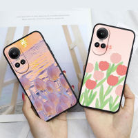 เคสโทรศัพท์ KONSMART สำหรับ OPPO Reno10 5G 10 Pro 5G 10 Pro + 5G ใหม่ล่าสุด2023ภาพวาดสีน้ำมันกรอบโทรศัพท์เทอร์โม TPU ทิวลิปนิ่มลายดอกไม้สำหรับ OPPO Reno8 T 5G 4G Reno8 Z 5G Reno8 5G 4G 8 pro 5G Reno7 Z 5G Reno7 5G 4G 7Pro 5G Reno6 5G Reno6 5G 6Pro 5G Reno