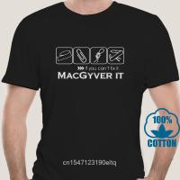 5115D If You Cant Fix It Macgyver It Mens T Shirt 【Size S-4XL-5XL-6XL】