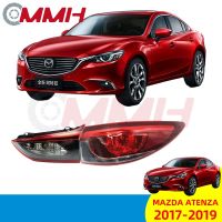 Mazda 6 Mazda6 Atenza （2017-2019）เสื้อ​ไฟท้าย ไฟท้าย​แต่ง ไฟท้ายไฟเบรค​ ไฟเลี้ยว Taillamp Taillight ไฟท้าย​ พร้อมทับทิม ไฟท้ายกันชนหลังสําหรับ​ ทับทิมในฝาท้ายไฟท้าย ไฟเบรก ไฟสัญญาณเตือน