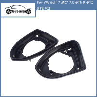 เปลี่ยนกรอบกระจกมองข้างสำหรับ VW Golf 7 MK7 7.5 GTD R GTI GTE VII แก้วรอบทิศทางผู้ถือ Trim ซ้ายขวา2013 2020