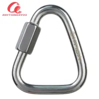 “Always Lower Price” Outdoor Climbing Buckle Triangle Safety Connection Lock Fast Hook Carabiner