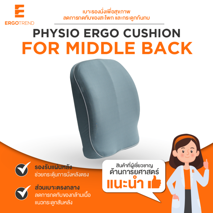 physio-ergo-cushion-for-middle-back-เบาะรองหลังปรับท่านั่ง