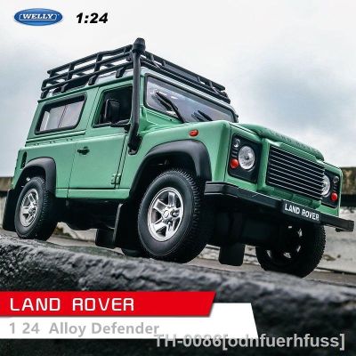 △ 1:24 land rover defender modelo de carro liga diecast brinquedo veículos off-road coleção simulação crianças presentes
