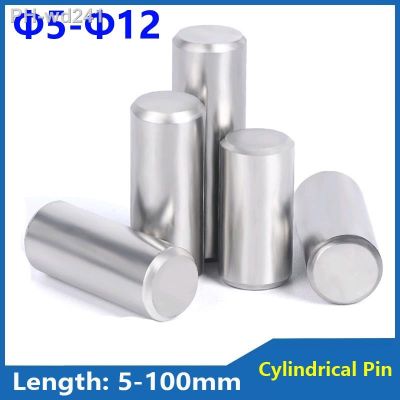 M5 M6 M8 M10 M12 Cylindrical Pin Locating Dowel 304 Stainless Steel Fixed Shaft Solid Rod GB119 5 100mm fixing pin dowel