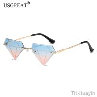 【hot】✎  Fashion Rimless Sunglasses Men Glasses Eyewear Female De Sol UV400