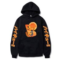 Sudadera con capucha de Haikyuu para hombre y mujer, suéter con estampado gráfico de cómic, diseño creativo Hinata Shoyo, informal, suave, otoño