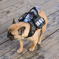 Camouflage Portable Travel Dog Backpack Carrier Outdoor Dog Carrier For French Bulldog Pug Reflective Harness Tactical Dog Vest