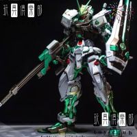 กันดั้ม Bandai รุ่น HG กันดั้ม Astray สีเขียวกรอบ1/144ฟรีรูปแบบการชุมนุมของเล่นรูปรูปการกระทำและของสะสมสามารถแองเจิลยูนิคอร์น Shazabi Heresy มือของเล่น