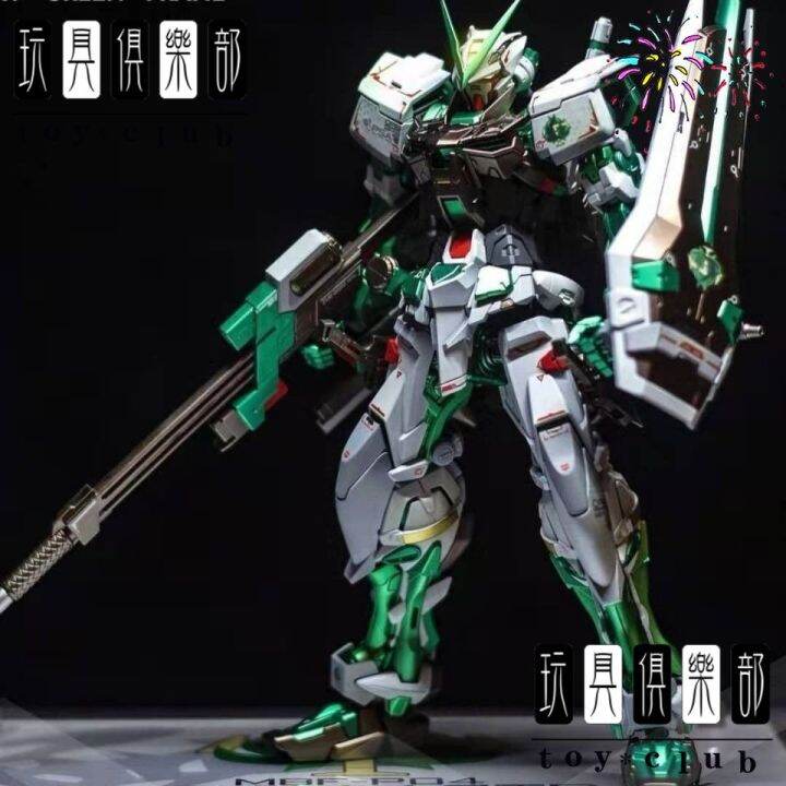 กันดั้ม-bandai-รุ่น-hg-กันดั้ม-astray-สีเขียวกรอบ1-144ฟรีรูปแบบการชุมนุมของเล่นรูปรูปการกระทำและของสะสมสามารถแองเจิลยูนิคอร์น-shazabi-heresy-มือของเล่น