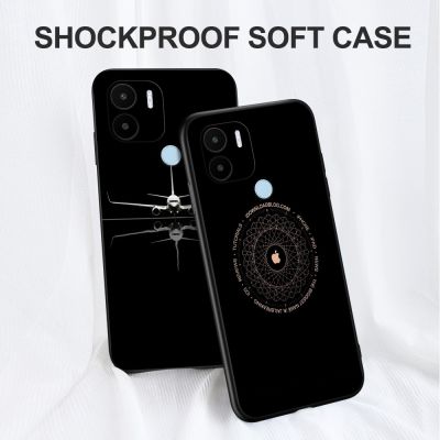 Tpu For Xiaomi Redmi A1 PLUS Case Phone Cover Soft Silicone Black Tpu Case Sign