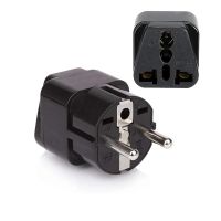 ปลั๊กยุโรป Rdxone Adaptor Traveling Schuko Type E/f สำหรับเยอรมนีฝรั่งเศสยุโรปสายดิน2 In 1