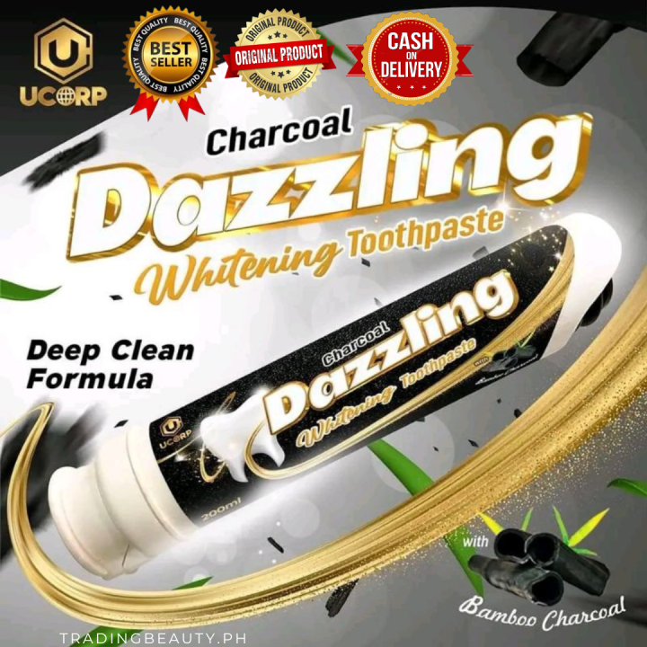 Dazzling Whitening Toothpaste (With Activated Bamboo Charcoal) Reduce