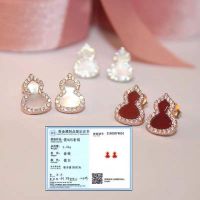 Sterling Silver Delicate Small Gourd Long Earrings Earstuds 2022 New Fashion Advanced Sense Small Versatile Girl Gift H9IO H9IO N72L N72L