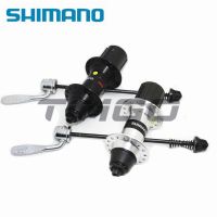 Shimano FH-RM60 MTB Mountain Bike V-Brake Hub 32หลุม/36หลุมด้านหลังชุดพร้อม Quick Release Skewer