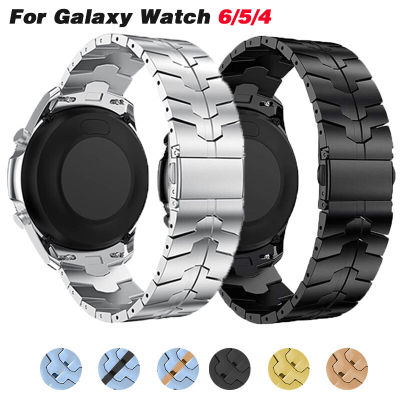 สำหรับ Samsung Galaxy Watch 6 5 4 40Mm 44Mm,นาฬิกาไม่มีช่องว่างสแตนเลส20Mm สายเหล็กสำหรับ Galaxy Watch 6 Classic 47Mm 43Mm 4 Classic 46Mm 42Mm 5 Pro 45Mm