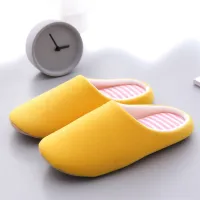 Uni Cotton Home Slippers Cute Slippers Winter Warm Plush Indoor Slipper Warm Soft Bottom Shoes