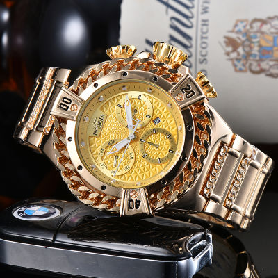 [จุด] นาฬิกาผู้ชาย Invictas ผู้ชายควอตซ์นาฬิกา2022ใหม่นาฬิกาข้อมือผู้ชายนาฬิกาแฟชั่นน้ำนาฬิกาผู้ชายธุรกิจนาฬิกาลำลอง