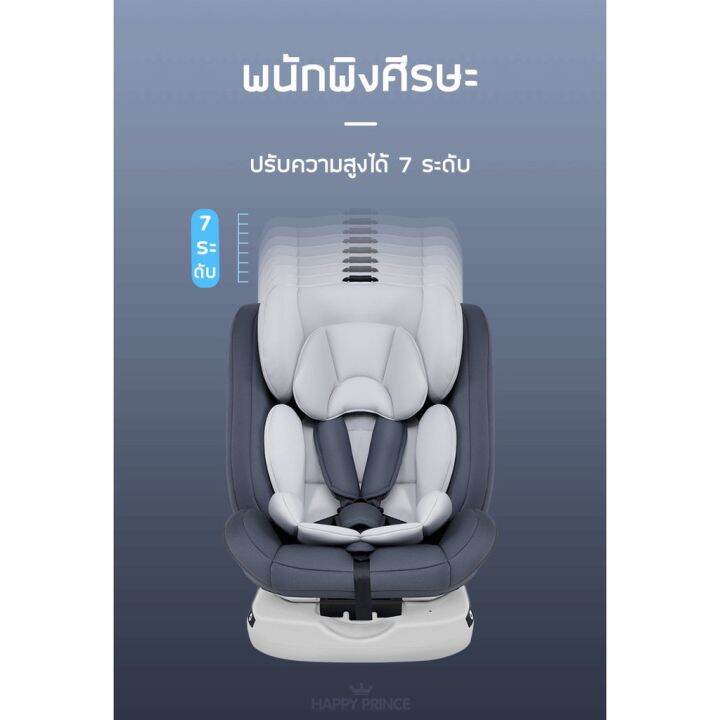 พร้อมส่งคาร์ซีท-คาร์ซีทเด็ก-มีระบบล็อคแบบ-isofix-สำหรับเด็กแรกเกิด-12-ขวบ-0-36kg-ปรับได้-4-ระดับ-เบาะถอดซักได้