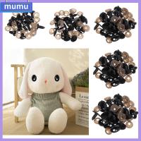 MUMU 20/40pcs 7-12mm ครับ ตุ๊กตาสัตว์ เด็กๆ อุปกรณ์ตุ๊กตาตุ๊กตา สำหรับหมีขาว ตาความปลอดภัยรูปไข่ งานฝีมือหุ่น