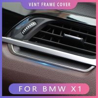 Car Styling Air Conditioning Vent Frame Cover Stickers Trim Air Outlet Panel BMW X1 F48 2016 2017 2018 Interior Auto Accessories