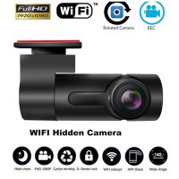 Hd1080p Wifi สำหรับรถอัจฉริยะ Dvr กล้องติดรถยนต์การมองเห็นได้ในเวลากลางคืนเครื่องบันทึกวีดีโอ140องศาแผงหน้าปัด G-Sensor จอจอดรถ24ชั่วโมง