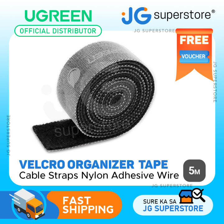 UGREEN Velcro Organizer Fastening Tape Cable Straps Nylon Adhesive Wire
