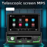 Manual Telescopic Screen Car Autoradio Player 1 Din Car Radio Multimedia Player Universal