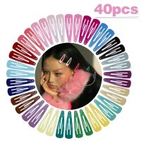 【cw】 20/40Pcs 5cm Hair Colorful Hairpins Women  39;s Barrettes Clip Pins Accessories Metal Alligator