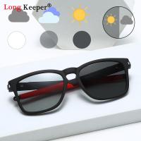 Sports Polarized Sunglasses for Men Square Frame Photochromic Sun Glasses Women Vintage Luxury Brand Gradient Fashion Uv Shades