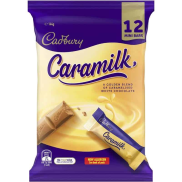 TÚI 12 THANH SOCOLA TRẮNG CARAMEL Cadbury Caramilk, 144g 12 mini bars