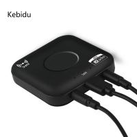 Kebidu อะแดปเตอร์บลูทูธไร้สาย,ตัวแปลงเพลงเสียงบลูทูธไร้สาย3.5มม. Aux บลูทูธ4.2สำหรับลำโพงในรถยนต์