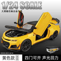 1:24 Bumblebee รถ โมเดลจำลอง Static Alloy Ornaments ผู้ใหญ่ Collection Metal Toy Car Boys