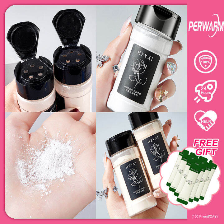 PERWARM Face Loose Powder Foundation Absorbs Oil Not Water Smooth Loose