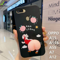 JieFie สำหรับ OPPO A5S / A15 / A15S / A12 / A7 น่ารักการ์ตูน Crayon Shinchan เคสโทรศัพท์ Corgi 3D Squishy Pinch ของเล่น Soft TPU