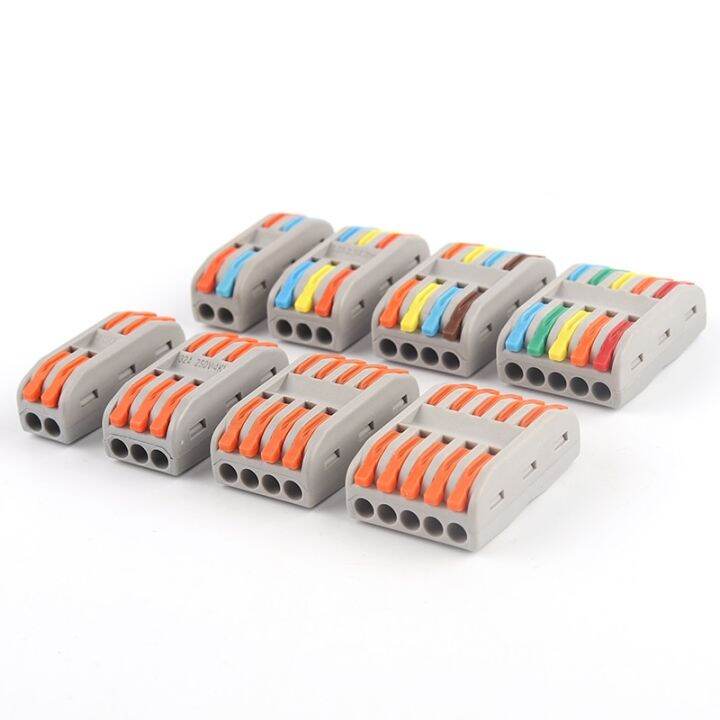 5103050100pcs Compact Wire Wiring Connector Spl 2345 Universal Conductor Terminal Block 1834