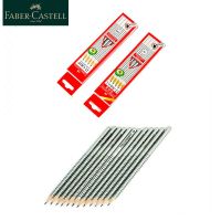 Faber Castell ดินสอไม้สามเหลี่ยมแปลกใหม่มาตรฐานดินสอสำหรับเขียน12ชิ้น Hb/ 2B เครื่องเขียนสำหรับนักเรียนโรงเรียนสำนักงาน3170