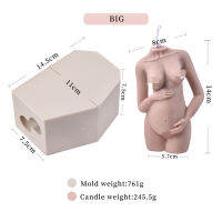 3D Size Mold Two DIY Body Female Candle Crystal Handmade Pregnancy Large Decorating