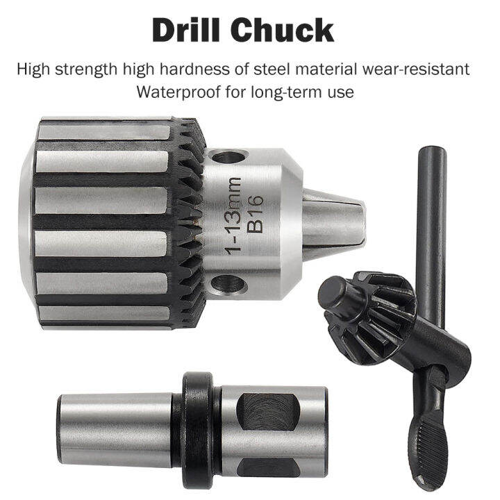 heavy-duty-tool-mini-replacement-part-converter-keyless-electric-grinder-durable-quick-change-steel-professional-accessories-drill-chuck