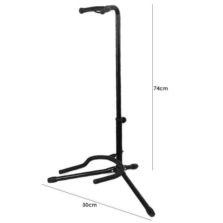 【SG Stock】Portable Guitar Stand Adjustable Height, Steel Frame Lazada