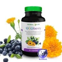 Herbalone Ocoberry โอโคเบอร์รี่ สารสกัดบิลเบอร์รี่ และดอกดาวเรือง ผลิตภัณฑ์เสริมอาหาร (60 แคปซูล)