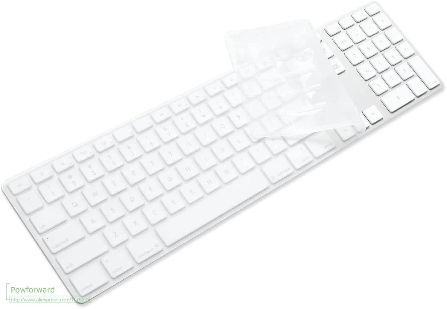 สำหรับ iMac คีย์บอร์ดแบบมีสาย Apple A1243 A1843 MB110LL /B พร้อมปุ่มกด