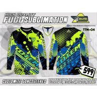 Ready Stock Totem Long Sleeve Full Sublimation - Green